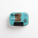 Turquoise Breez mint tin with CA symbol